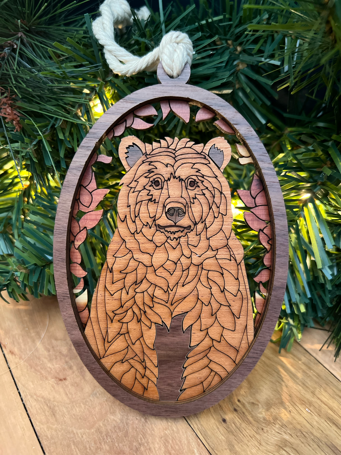 Mini Bear Art Ornament