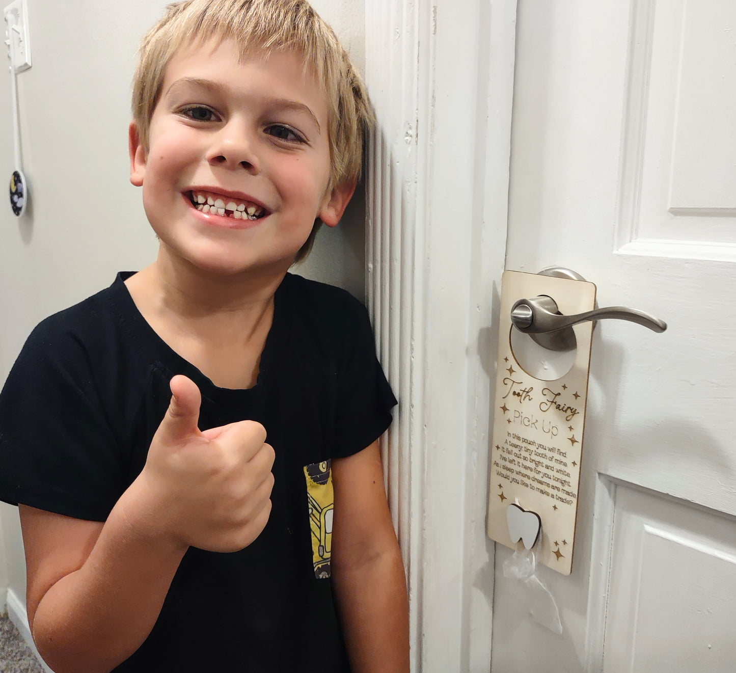 Tooth Fairy Pickup Door Hanger