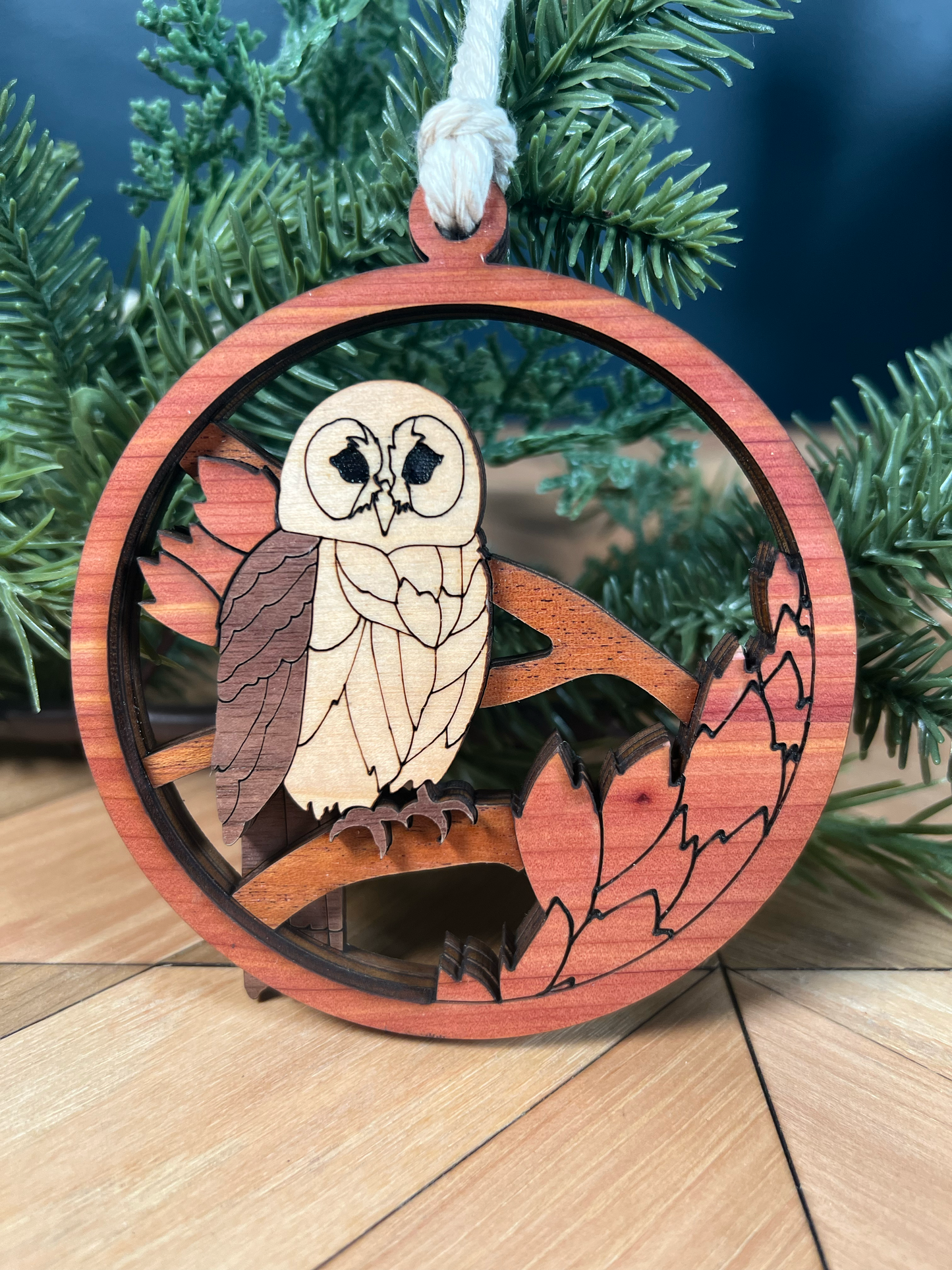 Mini Owl Art Ornament