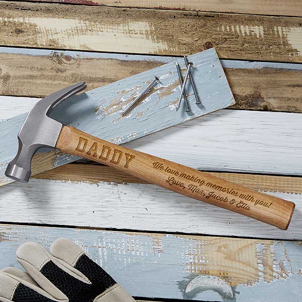 Personalized Hammer for Father, Husband, Grandfather