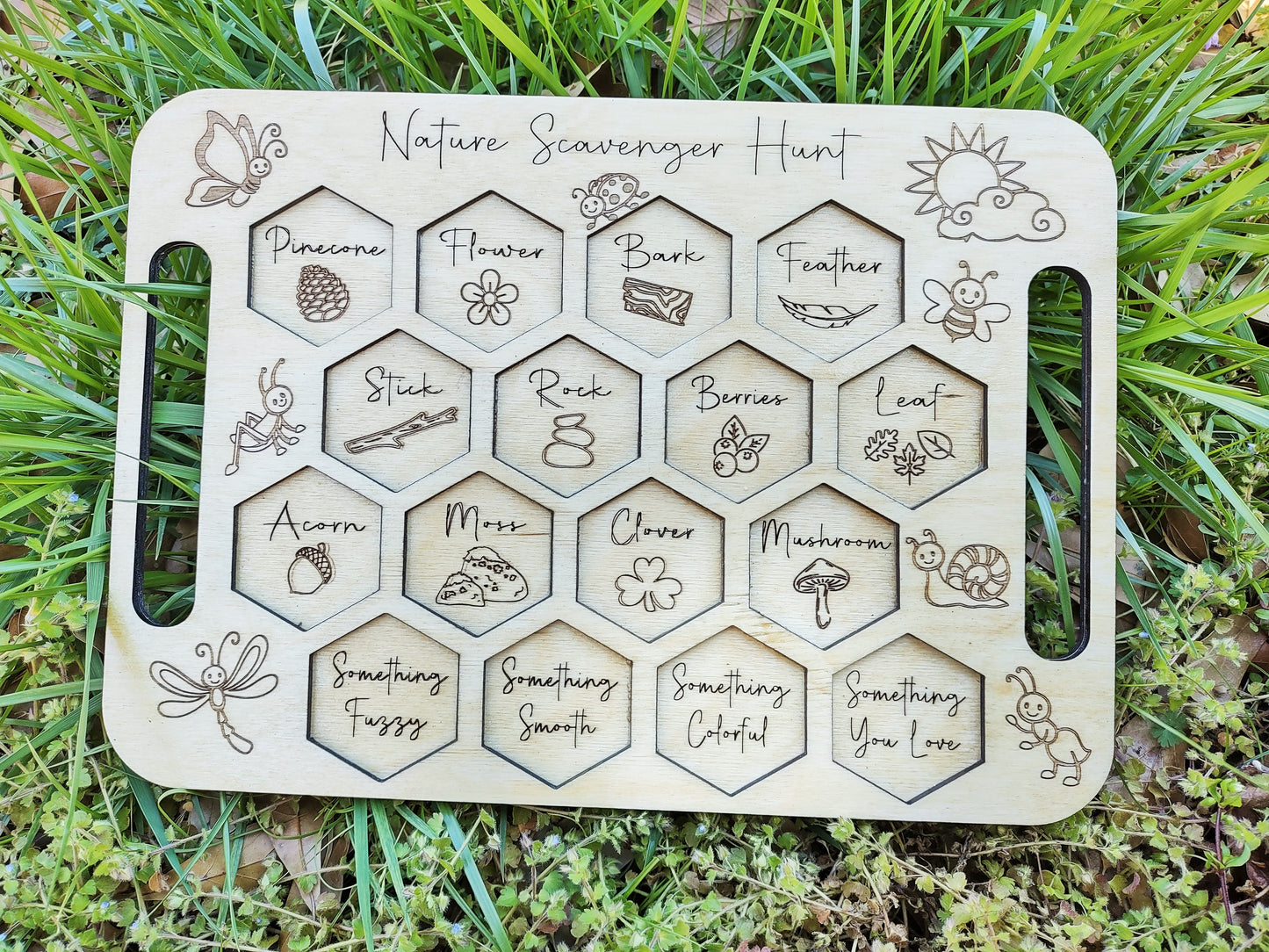 Nature Scavenger Hunt Board