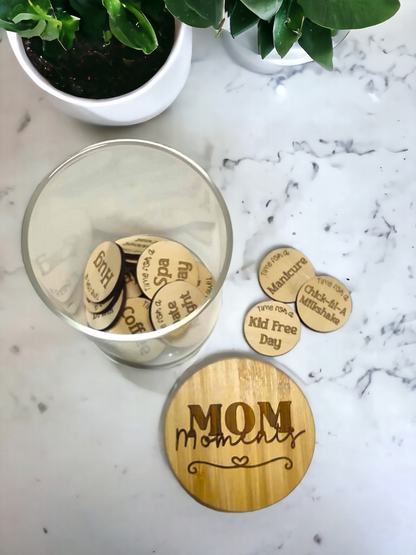 Mom Moments - Self-care Token Jar