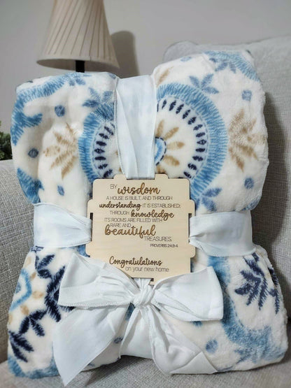 House Warming Blanket Gift Set