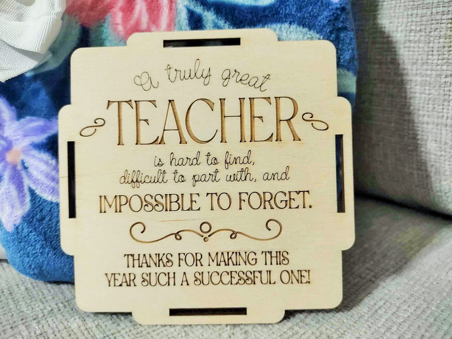 Teacher Appreciation Blanket Gift Set