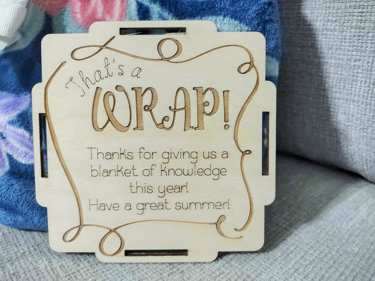 Teacher Appreciation Blanket Gift Set