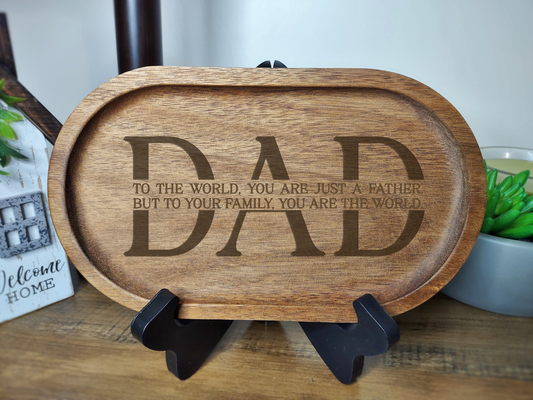 Wood Trinket Tray - Dad Designs