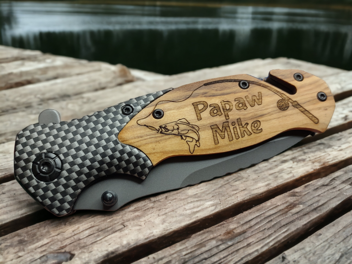 Pocket Knife - Outdoorsmen, Fishing, Hunting