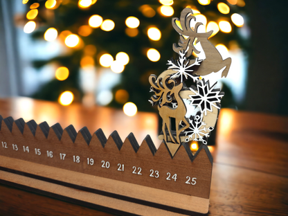 Christmas Calendar with Marker - Christmas Countdown