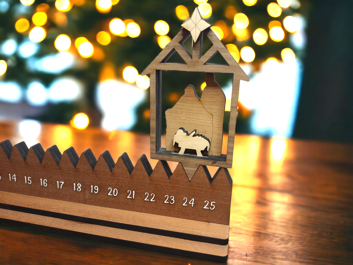 Christmas Calendar with Marker - Christmas Countdown