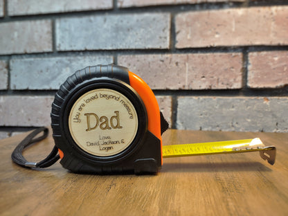 Personalized Tape Measure for Father, Grandfather, Husband