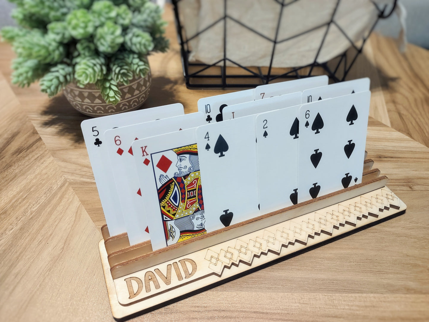 Playing Card Holder - Personalized