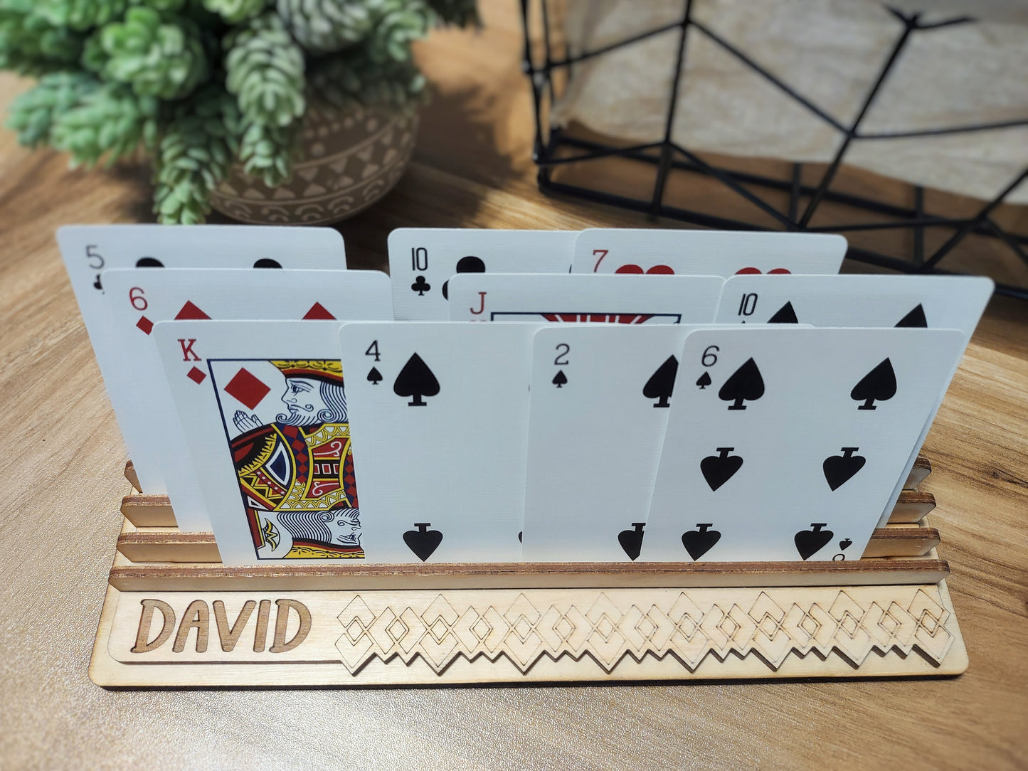 Playing Card Holder - Personalized