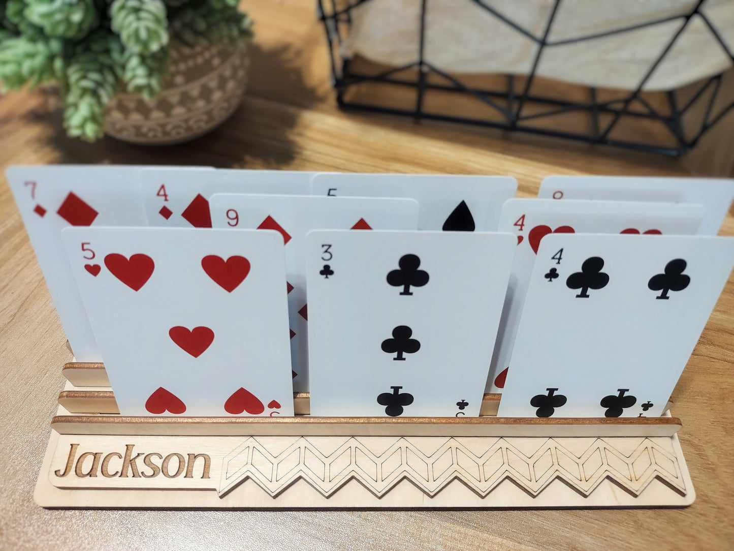 Playing Card Holder - Personalized