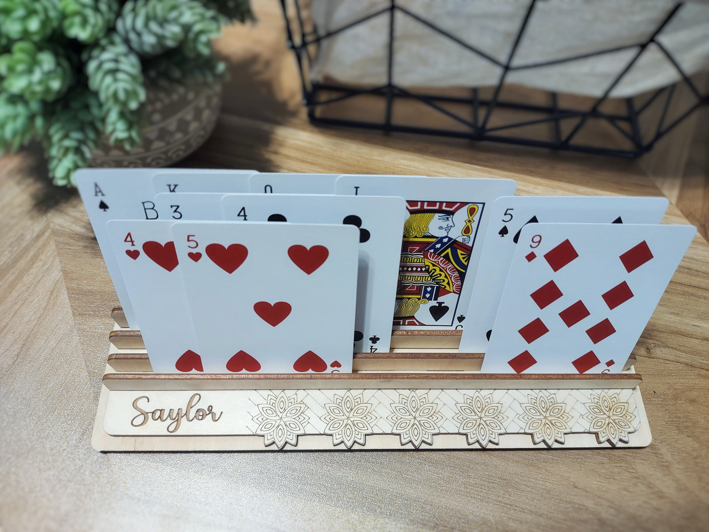 Playing Card Holder - Personalized