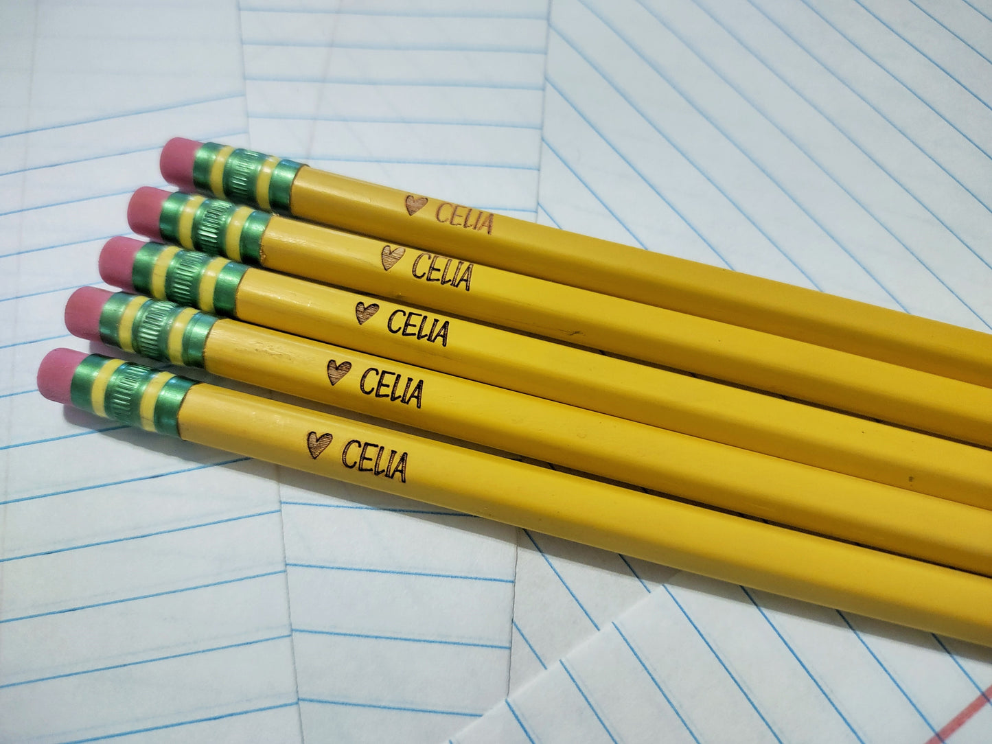 Personalized Pencils - Set of 5