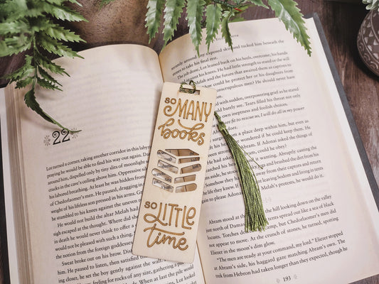 Cut Out Book Lover Bookmarks - 6 Designs