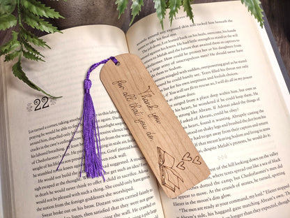 Thank You Bookmarks