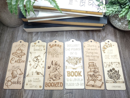 Book Lover Bookmarks - 6 Designs