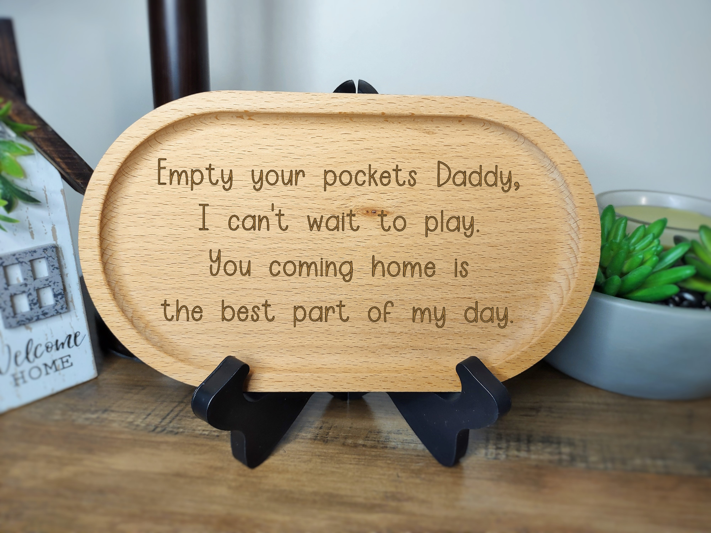 Wood Trinket Tray - Dad Designs