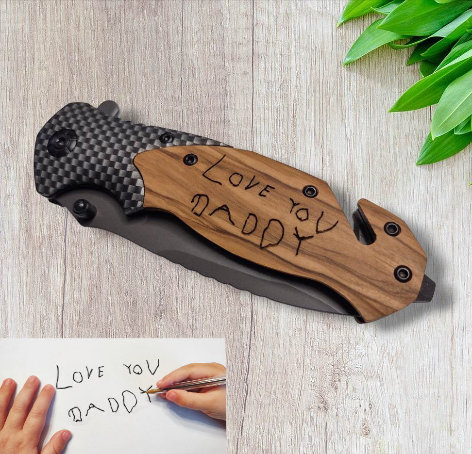 Pocket Knife - Custom Handwriting