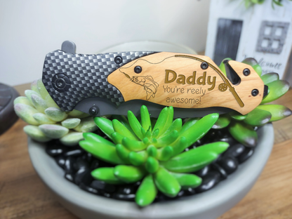 Pocket Knife - Outdoorsmen, Fishing, Hunting