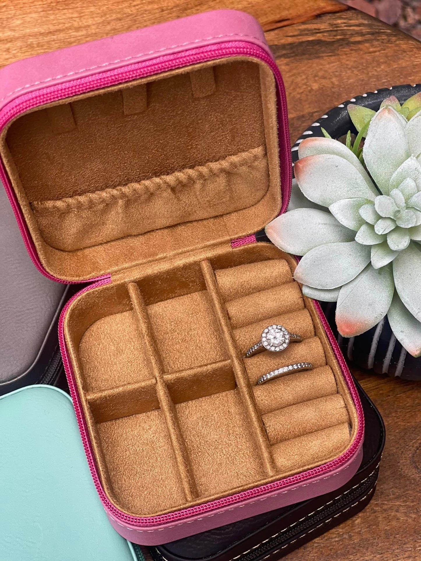 Personalized Travel Jewelry Box