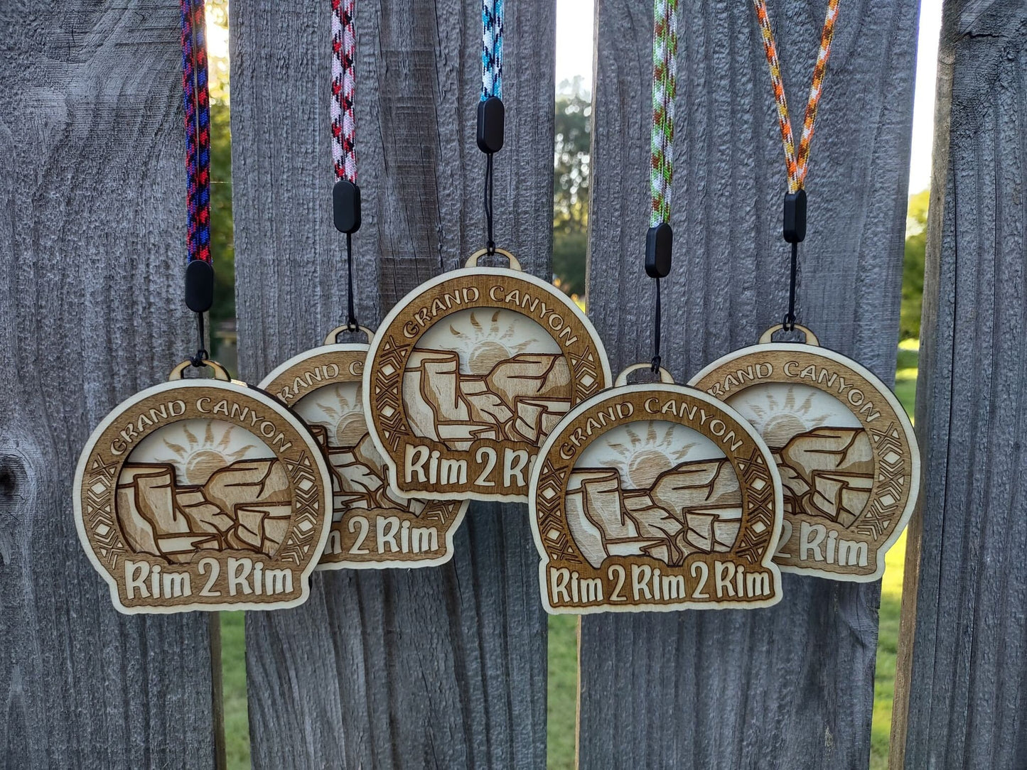 Personalized Grand Canyon Medal, Rim-to-Rim, Rim-to-Rim-to-Rim, Rim-to-River