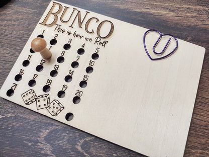 Bunco Score Board