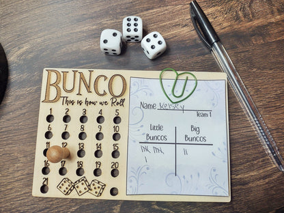 Bunco Score Board