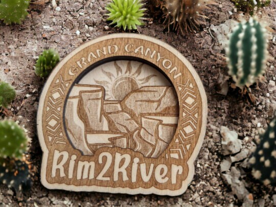 Personalized Grand Canyon Medal, Rim-to-Rim, Rim-to-Rim-to-Rim, Rim-to-River