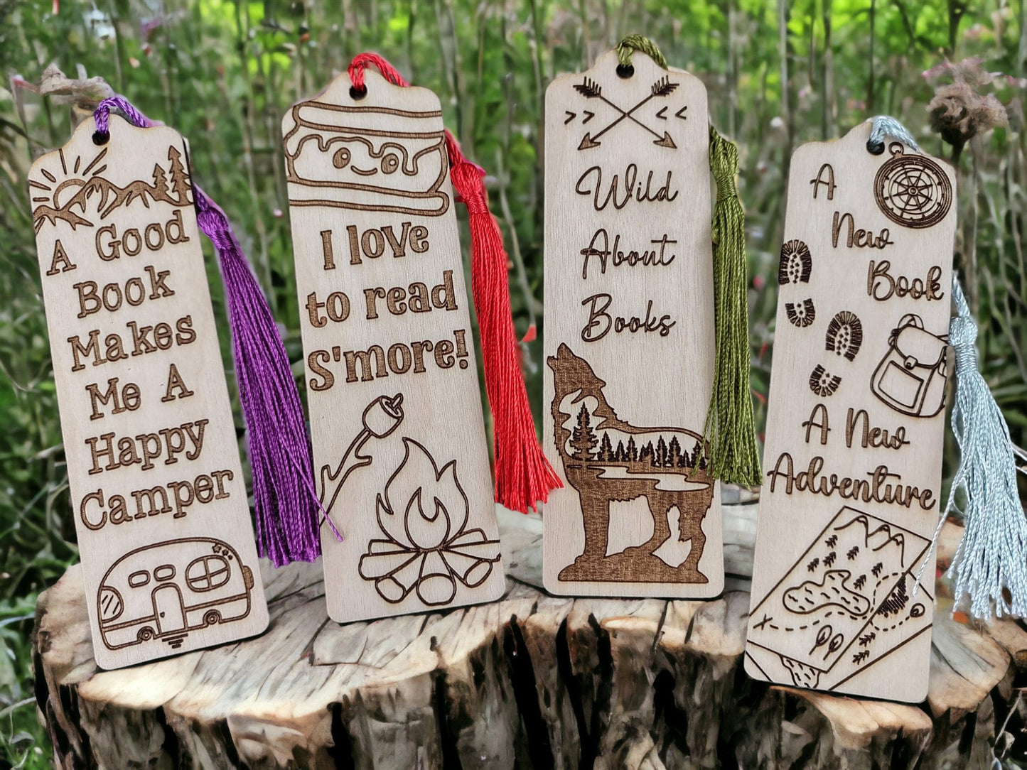 Camping Adventure Bookmarks